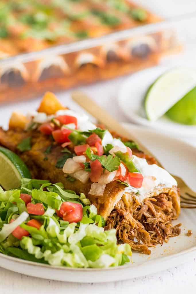 Carnitas Enchiladas