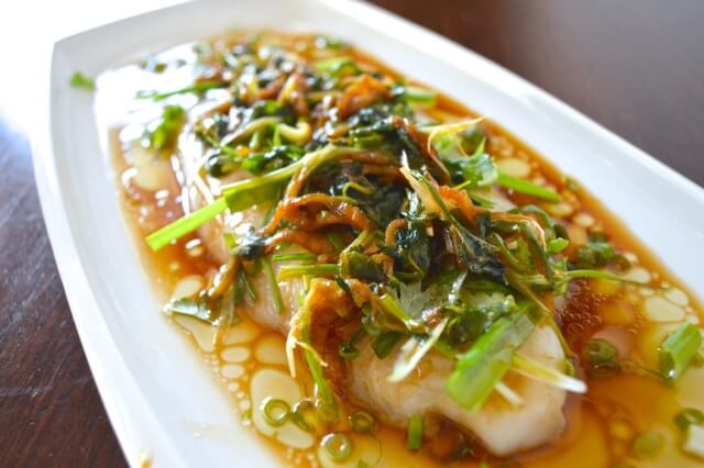 Cantonese steamed fish